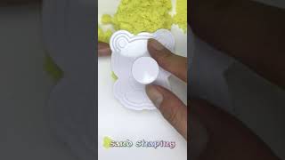 Relaxing Kinetic Sand Ep-124 | #shorts #asmr #satisfying #shortvideo | Sand Shaping