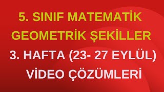 5.SINIF MATEMATİK 3.HAFTA AÇI OLCME VİDEO ÇÖZÜMLERİ