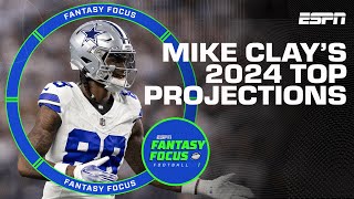 Do YOU agree with Mike Clay's 2024 Projections? | Fantasy Focus 🏈