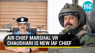 Air Chief Marshal VR Chaudhari takes over as IAF chief; Watch ACM RKS Bhadauria’s last sortie