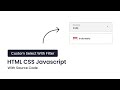Custom Select Input With Filter Feature | HTML CSS Javascript