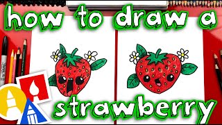 How To Draw A Cute Strawberry