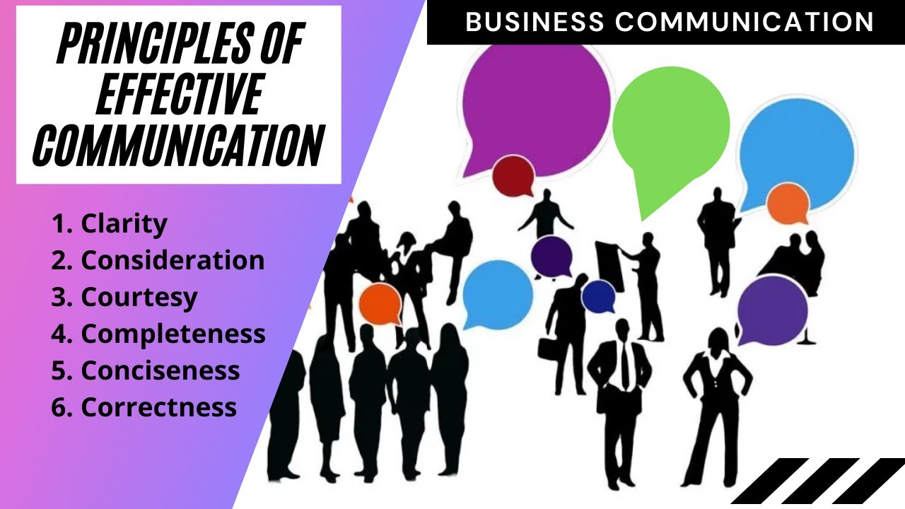 Principles Of Effective Communication || Business Communication || Md ...