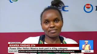 Powerlifter Hellen Wawira emerges fifth in her category at Tokyo Paralympics Games