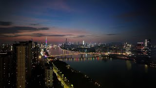 Pazhou Pearl River Canton Tower  Time-lapse Photography 琶洲珠江广州塔🌊延时