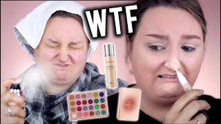 OMG WHAATT!? | FULL FACE FIRST IMPRESSIONS TESTING NEW MAKEUP
