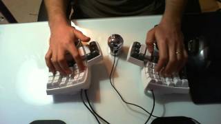 Typing on the Dactyl Keyboard