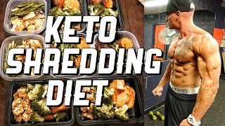 Keto Shredding Diet | Meal By Meal | Full Meal Plan