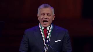 HM King Abdullah II, 2018 Templeton Prize Ceremony, Washington National Cathedral, Nov. 13