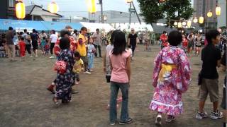 2012 子供七夕・盆踊まつり　子供盆踊り　その３　さいわい公園