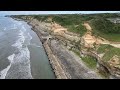 4k drone video choshi city chiba prefecture byobugaura june 2021