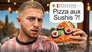 Je teste des pizzas insolites ! (pizza goûts sushis mdrrr ??)