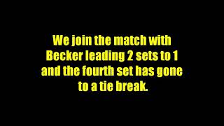 Becker vs Ivanisevic - 1990 Wimbledon Semifinal