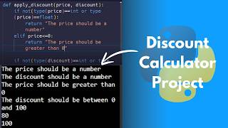 FreeCodeCamp Discount Calculator Project | Learning Python Day 17