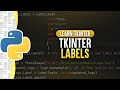 Tkinter Label | Learn Tkinter