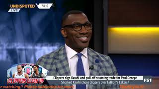 Undisputed | Skip & Shannon Shocked Kawhi choose Clippers over LeBron's Lakers?