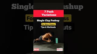 🤔Top 7 pushups variations🔥🤫Hard workout for chest| uper body 🔥#shorts #viral #fitnessbymaddy