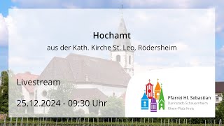 Hochamt am 1. Weihnachtsfeiertag, dem 25.12.2024