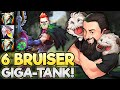 6 Bruiser - Super Tank Renni Would Like a Word!! | TFT Into the Arcane | Teamfight Tactics