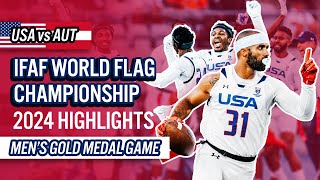 USA vs. AUT | Men’s Gold Medal Game | IFAF World Flag Championship 2024 | Highlights