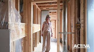 Pre-Drywall Walkthrough of the Harvest Park Villa, the Romy, with our agent Tracey!