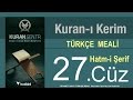 Türkçe Kurani Kerim Meali, 27 Cüz, Diyanet işleri vakfı meali, Hatim, Kuran.gen.tr