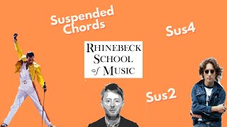 Suspended (sus) Chords: Theory and Song Examples