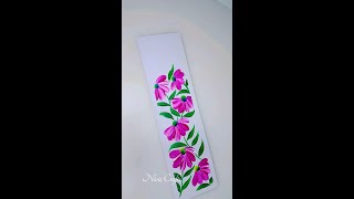 Acrylic Painting flowers 🎨 ll Art therapy ll Soothing Daily Art -2 #shorts​ #YouTubeShorts
