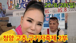 22/8/28(일)청양 구기자.고추축제  청양전통시장 마지막날가~ㅈ~아~