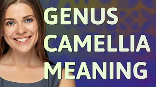 Genus camellia | meaning of Genus camellia