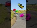 small to giant cars vs mega large speed bump 7