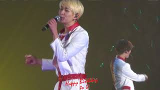 [fancam] 【OneWaytoU】❤Happy Birthday❤2013Jat BMU full 온유 Part 2