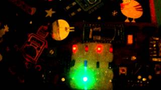 PIC 16f716 LED binary clock microcontroller