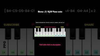 Moonu (3) BGM Piano / Keyboard with Notes
