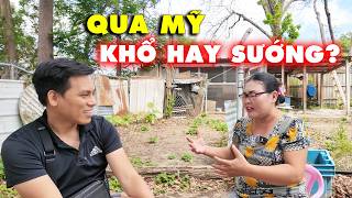 Cô Ba Bình Dương trải lòng lần đầu ĐỊNH CƯ MỸ ở Tuổi 53 - THƠ LÊ CUỘC SỐNG NÔNG THÔN MỸ