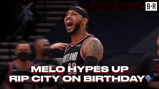 Carmelo Anthony's Three Had Blazers Fans On Their Feet In Game 4