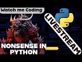 working on my game and other stuff( Data Science (Numpy, Pandas, Matplotlib) and Pygame in Python) !