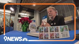 Colorado post office unveils 2023 USPS snow globe holiday season stamps