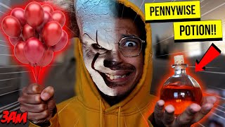 DO NOT DRINK THE DARK WEB PENNYWISE POTION AT 3AM (CLOWN TRANSFORMATION!!)