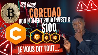 #CORE: $100 EST-CE LE BON MOMENT D'ACHETER? #bullrun #bitcoin