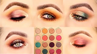 5 LOOKS 1 PALETTE | FIVE EYE LOOKS WITH THE COLOURPOP X ILUVSARAHII THROUGH MY EYES PALETTE |PATTY