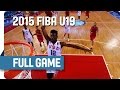 USA v Egypt - Group A - Full Game - 2015 FIBA U19 World Championship