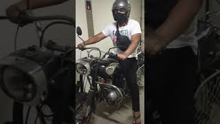 My Rajdoot bike in basement