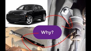 2017 Porsche Macan Rear Shock removal