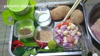 TUGAS DASKUL 2: membuat opor ayam kuah putih, sambal goreng kentang dan nasi gurih