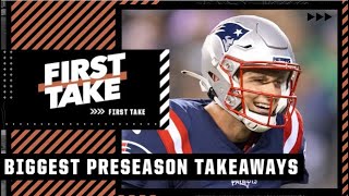 First Take’s biggest takeaways from the 2021 NFL preseason