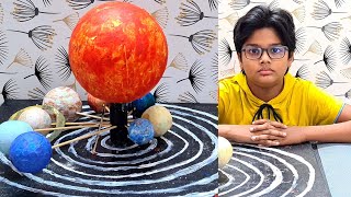 How to make Solar system model DIY EASY WAY | Planets in our SOLAR system | Science projects