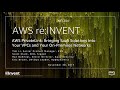 AWS re:Invent 2017: NEW LAUNCH! PrivateLink: Bringing SaaS Solutions into Your VPC a (NET204)