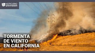 California se prepara para una tormenta de viento destructiva: hay riesgo de incendios forestales