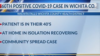 Wichita Co. officials confirm new COVID-19 case, total rises to 60